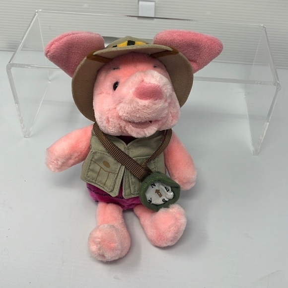 Disney Animal Kingdom, Piglet Safari Plush Winnie the Pooh Stuffed Animal - Picture 1 of 9